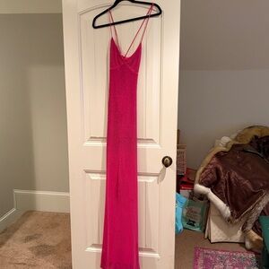 Elegant Pink Evening Gown